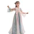 Girl's Hanfu, Chinese baby Tang costume, Ru skirt, autumn and winter ancient style, super immortal children's little girl dress. 