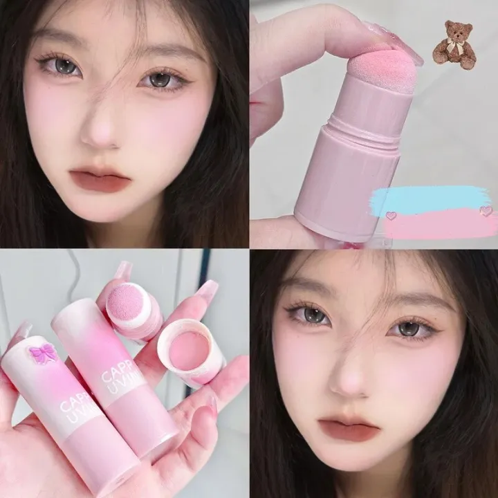 Cute%20Sponge%20Head%20Blush%20Stick%20Waterproof%20Brighten%20Facial%20Contour%20Powder%20Blush%20Cream%20Nature%20Lasting%20Cheek%20Lightening%20Korean%20MakeupHeadbands%20-%20Image%203