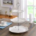 4 Set of 3 Tier Cake Plate Stand Handle Hardware, 2 Styles Tiered.