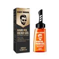 Men Hair Gel Wax 2 In 1 Oil Head Hair Care With Comb Back Hair Wax Styling Fluffy Comb Long-lasting Hair Pomade. 