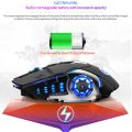 Wireless Gaming Mouse 2.4G USB 1600DPI LED Backlit Rechargeable Adjustable Gamer Silent Mouse Gamer Mute Mice for PC Laptop.