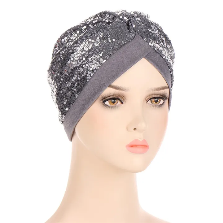 2022%20New%20Women%20Glitter%20Sequins%20Turban%20Cap%20Muslim%20Indian%20Hat%20Headwear%20African%20Headwraps%20Ladies%20Headscarf%20Bonnet%20Islamic%20Hijab%20Cap%20-%20Image%202