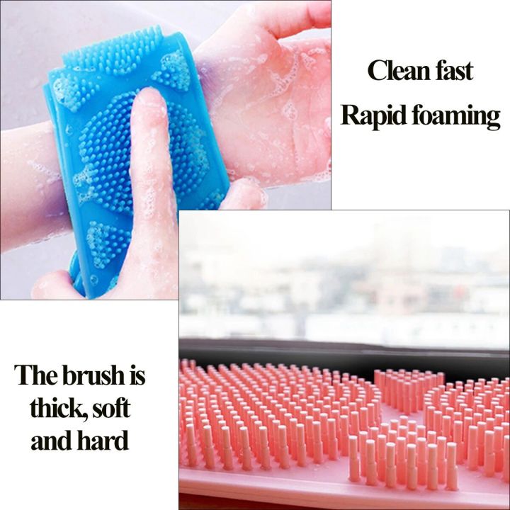 Silicone%20Bath%20Body%20Brush,%20Shower%20Massager/Exfoliating%20Back%20Scrubber%20for%20Shower/Back%20Scratchier/Body%20Skin%20Scrubber%20Deep%20Clean%20-%20Image%204