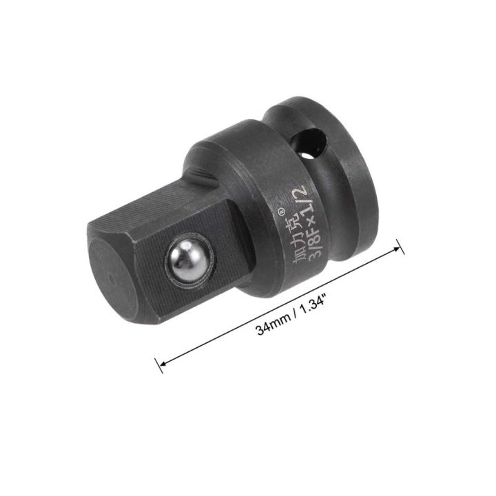 industry%20Black%20breaker%20bar%20ratchet%20adapter%20Chrome%20Molybdenum%20Steel%203/8%20to%201/2%20Impact%20Socket%20Adapter%20Set%20Air%20Tool%20Socket%20DIY%20Handmade%20-%20Image%206