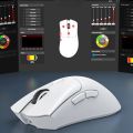 18000DPI Wireless Mouse 300mAh PAW3311 Gaming Mouse Tri-mode Connection Wired/2.4G/Bluetooth 5.2 Ergonomic Mouse for Laptop/PC. 