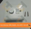 Fan Dimmer With Switch AC 250V 10A 200W Heavy Duty Brass Contact Wall Mount Switch Box IPS Loading For Electrical Devices LED Light Dimmer Fan Regulator. 