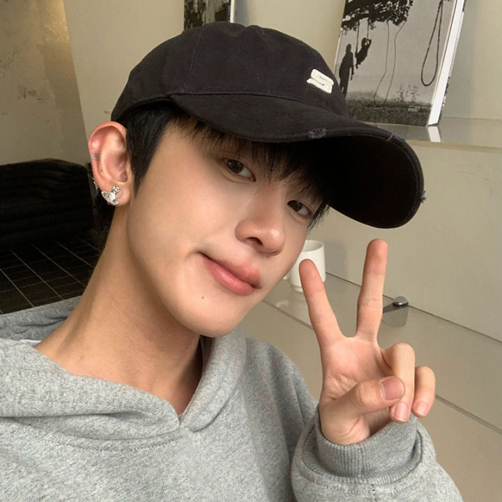 %E3%80%90original%E3%80%91%20Soft%20Top%20Baseball%20Cap%20Male%20Hat%20Men's%20Spring%20Style%20Black%20Big%20Head%20Circumference%20Peaked%20Cap%20Men%202024%20Boy%20Korean%20Style%20Fashion%20Brand%20-%20Image%203