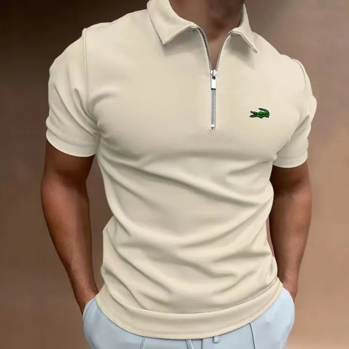 2024%20Summer%20Hot%20selling%20Men's%20Polo%20Shirt%20Short%20sleeved%20Lapel%20Zipper%20Polo%20Shirt%20Casual%20Street%20Wear%20Summer%20Men's%20Shirt%20European%20Si%20-%20Image%204