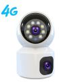 4G Sim Supported Dual Lens V380 Full Color Doll PTZ IP Camera. 