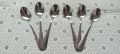 12 Pieces Stainless Steel Spoon Set High Quality 6 pcs Tea and 6 pcs Fork Spoon  6 Inch. 