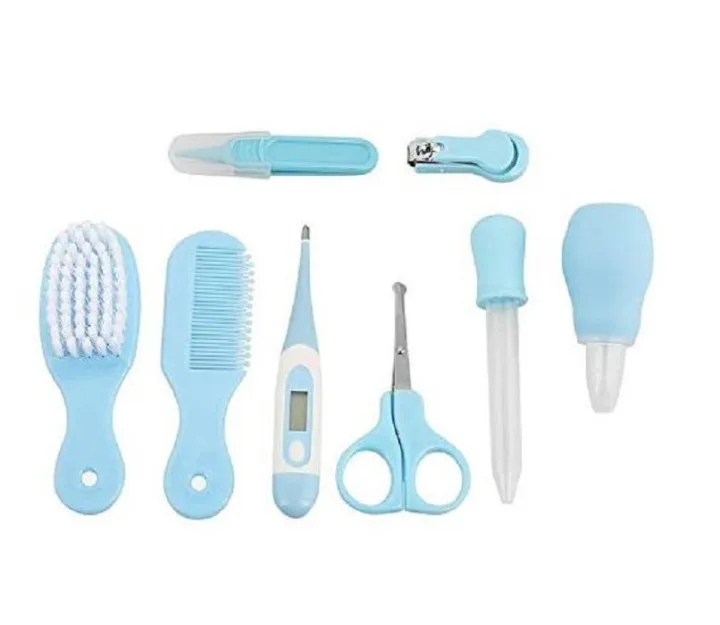 Baby%20Care%20Kit,%208%20Pcs%20Convenient%20Healthcare%20Grooming%20Set%20Essential%20Daily%20Care%20Tool%20Nail%20Clipper%20Manicure%20Safety%20Scissors%20Nose%20Cleaner%20Hair%20Brush%20Comb%20Personal%20Care%20Kit%20for%20Toddler%20Infant(Multicolor)%20-%20Image%206