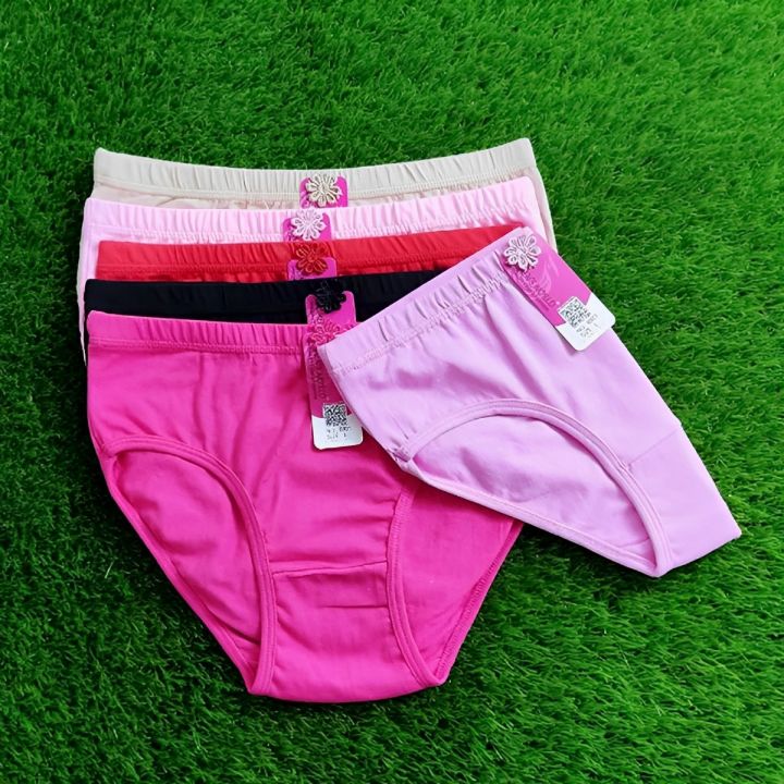 3 Piece Comfortable Panty Stylish Panty for Women Export Quality - Panty - Panty