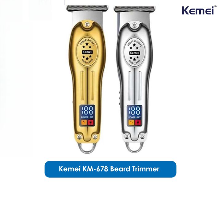 Kemei KM-678 Beard Trimmer and Hair Clipper for Men