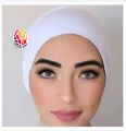 Hijab Inner Cap Set – 2 Pcs, White and Black, Summer Comfortable Cotton Fabric. 