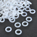 120Pcs Silicone Rubber O-Ring Switch Dampeners White For Cherry MX Keyboard. 