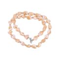 Wholesale Price Natural Crystal Tumbled Stone Beads Necklace Bohemian Abalone Shell Vintage Jewelry For Women Men.