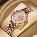 Luxury Rose Gold Watch Women Bracelet Watches Top Brand Ladies Casual Quartz Watch Steel Women's Wristwatch Montre Femme Relogio. 