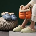 Winter Women Warm Home Slippers Waterproof Non-slip Plush Indoor Slides Woman Comfort Soft Sole Cotton Padded Shoes. 