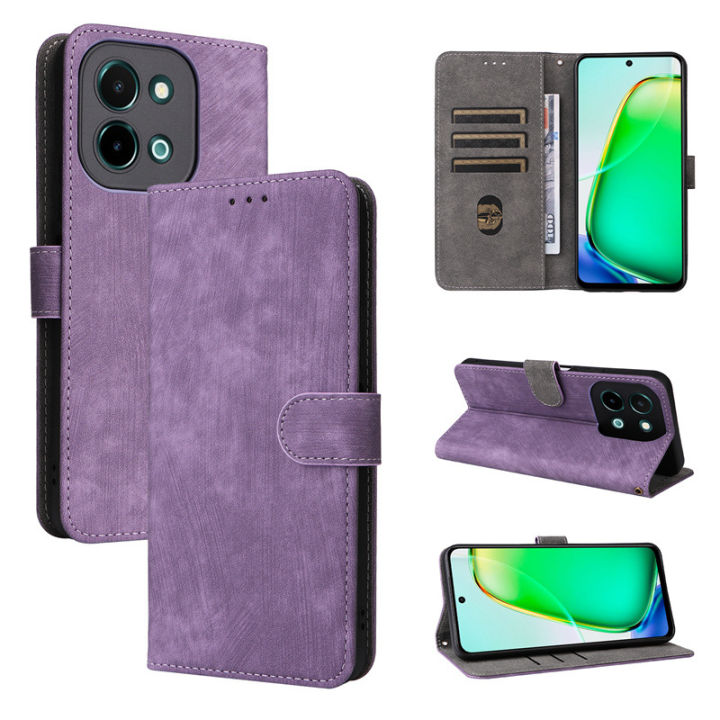 vivo%20Y28%204G%20Wallet%20Phone%20Case%20with%20RFID%20Blocking%20Credit%20Card%20Holder,%20PU%20Leather%20Flip%20Folio%20Case%20Wallet%20with%20Kickstand%20Protective%20Case%20-%20Image%202