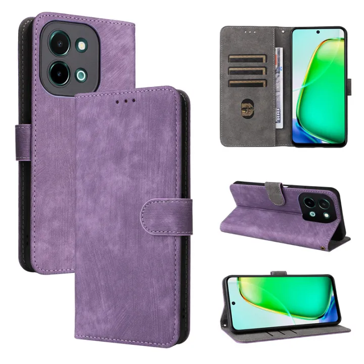 vivo%20Y28%204G%20Wallet%20Phone%20Case%20with%20RFID%20Blocking%20Credit%20Card%20Holder,%20PU%20Leather%20Flip%20Folio%20Case%20Wallet%20with%20Kickstand%20Protective%20Case%20-%20Image%202