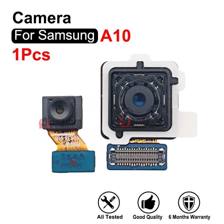 Original For Samsung Galaxy A10 Front Camera Back Main Rear Camera Module Flex Replacement Parts