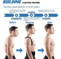 Orthopedic Posture Corrector - Fully Adjustable Magnetic Back Brace Belt For Upper And Lower Back Relief. 