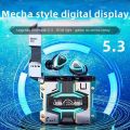 M45 TWS Wireless Earbuds Mecha Display Gaming Bluetooth Headset. 