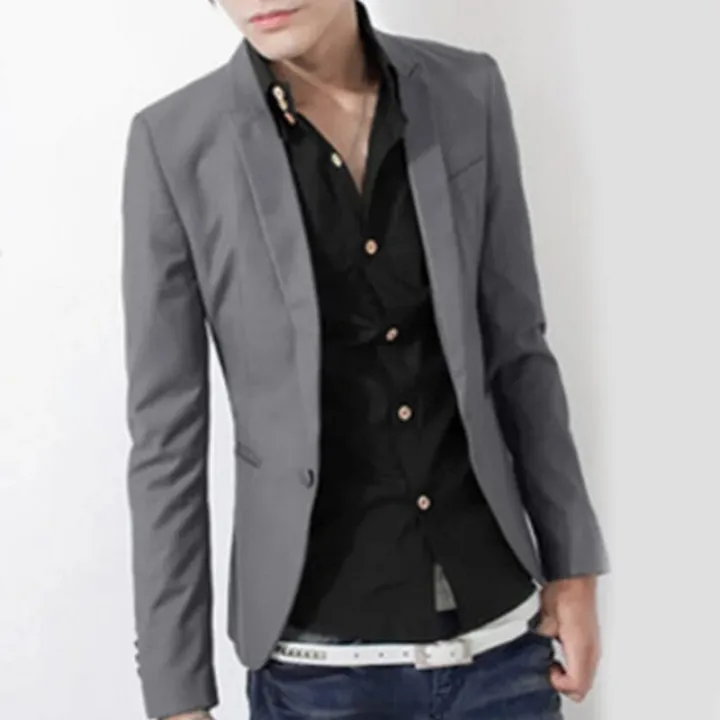 Men's%20Suit%20Men%20Blazer%20Business%20Coat%20Jacket%20Tops%20Autumn%20Fashion%20Formal%20Coat%20Elegant%20Solid%20Color%20Casual%20Slim%20Fit%20One%20Button%20-%20Image%204