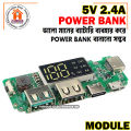 LED Dual USB 5V 2.4A Micro/Type-C USB Mobile Power Bank 18650 Charging Module Lithium Battery Charger Board Circuit Protection. 
