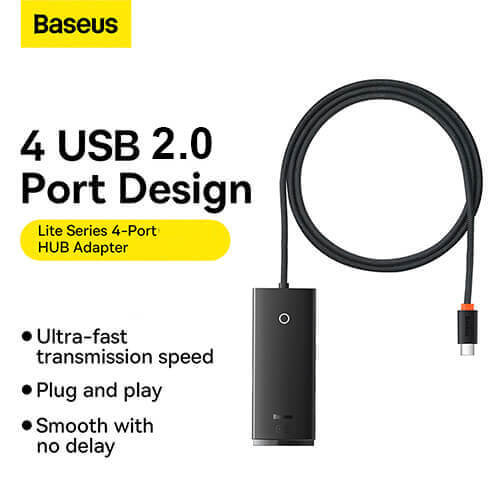 BASEUS%20USB%20Hub%204%20in%201%20HUB%20Multi%20USB%202.0%20Adapter%20With%20USB%20C%20Port%20Splitter%20-%20Image%205