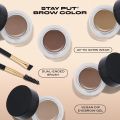 Milani Stay Put Brow Color - 02 Natural Taupe (0.09 Ounce) Vegan, Cruelty-Free Eyebrow Color that Fills and Shapes Brows. 
