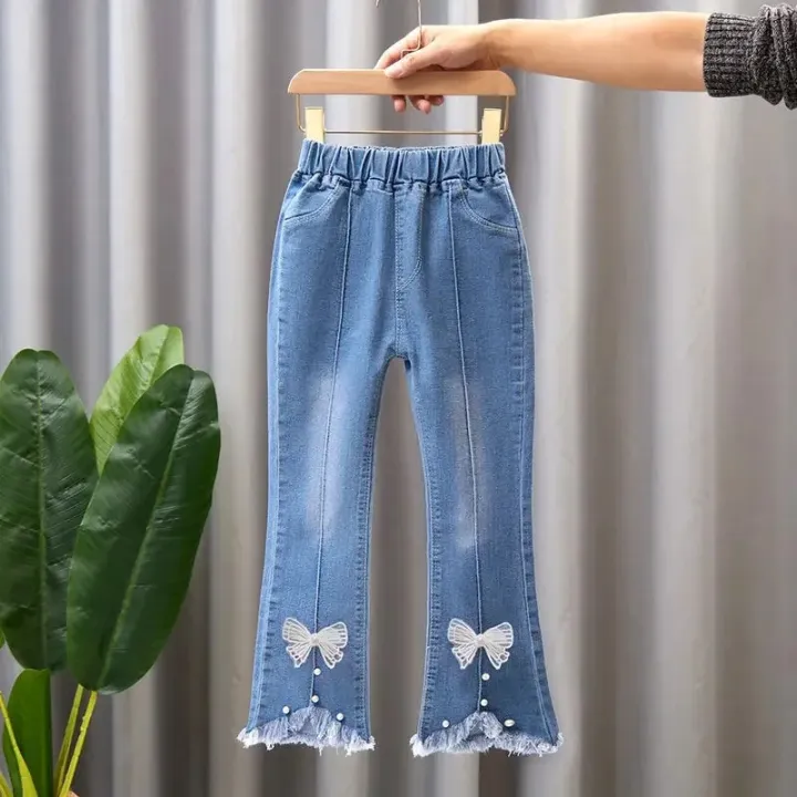 Baby%20Girls%20Cowboy%20Pants%20Spring%20Autumn%20Girls%20Casual%20Denim%20Trousers%20Children%20Clothing%20Kids%20Stretch%20Flared%20Pants%20for%204-10%20Years%20-%20Image%204