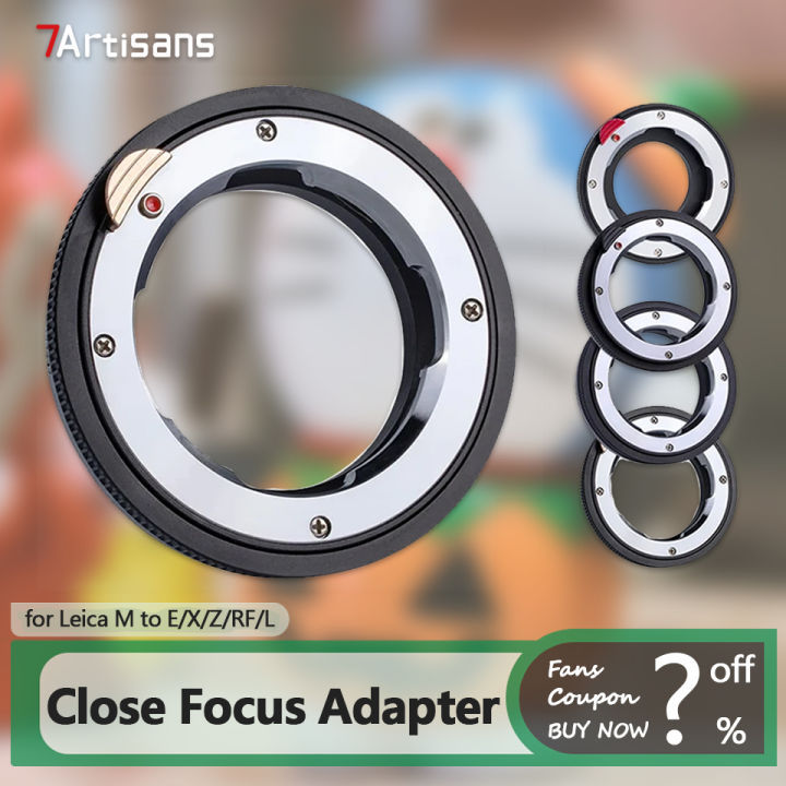 7artisans LM Close focus Adapter Ring for Leica M Lens to Leica L