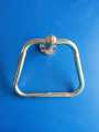 Triangle with Stainless Steel Towel Ring/Napkin Ring - Bathroom Towel Holder - Towel Hanger with Chrome Finish.