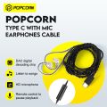 Popcorn Original Headphone Upgraded Earphone Cable HIFI 2Pin Connector Use For POCORN X8 PRO X9 PRO TRN MT1 KZ ZSN PRO X EDX PRO QKZ AK6 Pro. 