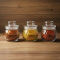 3pcs  Glass Jars with Lids Small Mason Jars Candy Cookie Coffee Tea Seeds Nuts Spice Jar Buffet Jar Decoration DIY Jars. 