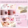 Japani Niacinamide Brightening Soap - Rich Foam, Smooth & Firming, Fragrance-Free for Face & Body, Hydrating & Cleansing with Cherry Blossom & Glycerin. 