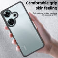 Matte Frosted Transparent ice Crystal Shockproof Case for Xiaomi Redmi Turbo 3 Rugged Protective Armor Cover for Poco F6 Case.