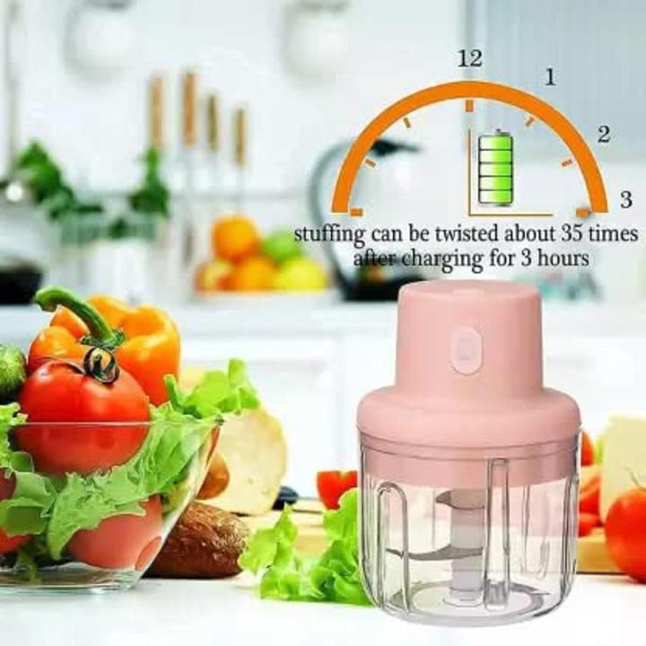 Electric Fruit Vegetable Onion Garlic Cutter Food Speedy Chopper Mini Slicer USB Rechargeable Food Speedy Chopper Mini Slicer
