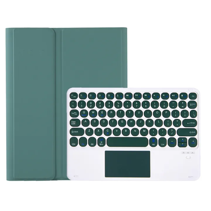 YA700B-A%20Candy%20Color%20Skin%20Feel%20Texture%20Round%20Keycap%20Bluetooth%20Keyboard%20Leather%20Case%20with%20Touchpad%20For%20Samsung%20Galaxy%20Tab%20S8%2011%20inch%20SM-X700%20/%20SM-X706%20&%20S7%2011%20inch%20SM-X700%20/%20SM-T875(Pink)%20-%20Image%202