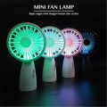 Stay Cool Anywhere- Mini USB Rechargeable LED Fan – High-Quality, Portable, and Always Charged at 5V.