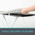 2X Reflective Ironing Board Cover with Two Nylon Sticker Straps Boards Scorching and Staining Elastic Edge Covers.