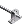 2Pcs- SK8 Linear Rail Shaft Support Bracket 8mm Bore SK8 8mm Linear Bearing Rail Support XYZ Shaft Table CNC Bracket. 