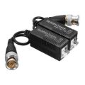 High Definition Transmitter 300 Meters Passive Transceiver Single Channel Video Balun for HD AHD CVI TVI Cameras - Passive HDCVI Transceiver Single Channel CCTV Camera Video Balun for AHD/CVI/HDCVI/HDTVI (Pack of Two). 