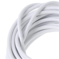 3X Curtain Wire and Hooks Set, 3 Meters Net Curtain Wirewith 8Pcs Screw-in Hooks for Net Curtain Rod.
