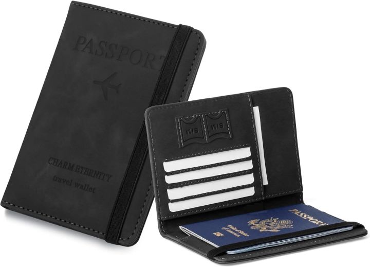Passport Holder Credit Card Holder RFID Wallet Travel Cover Case Passport Bag