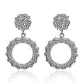 【beauty code store】Fashion clip on Earrings 2019 Big Geometric earrings For Women pierced modern Jewelry. 