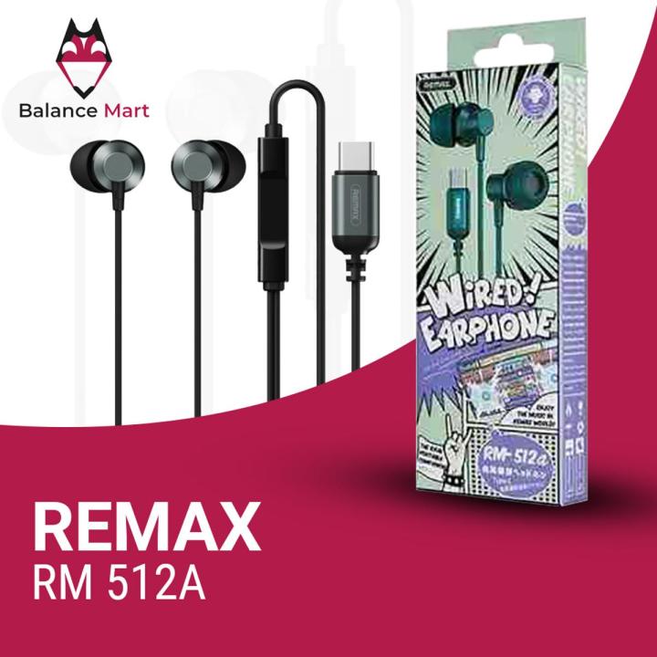 Remax RM 512A Type-C Earphone | Daraz.com.bd