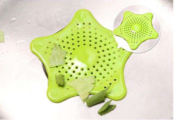 Multi-Purpose%20Soft%20PVC%20Plastic%20Star%20Filter%20For%20Kitchen%20Bathroom%20Sewer%20Sink%20Waste%20Strainer%20Filter%20Drain%20Catcher%20Cover-4pcs/Set%20-%20Image%204