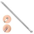 Bron Stick Blackhead Remover Tool Acne Pimple Spot Extractor Pin - Silver(3pcs). 